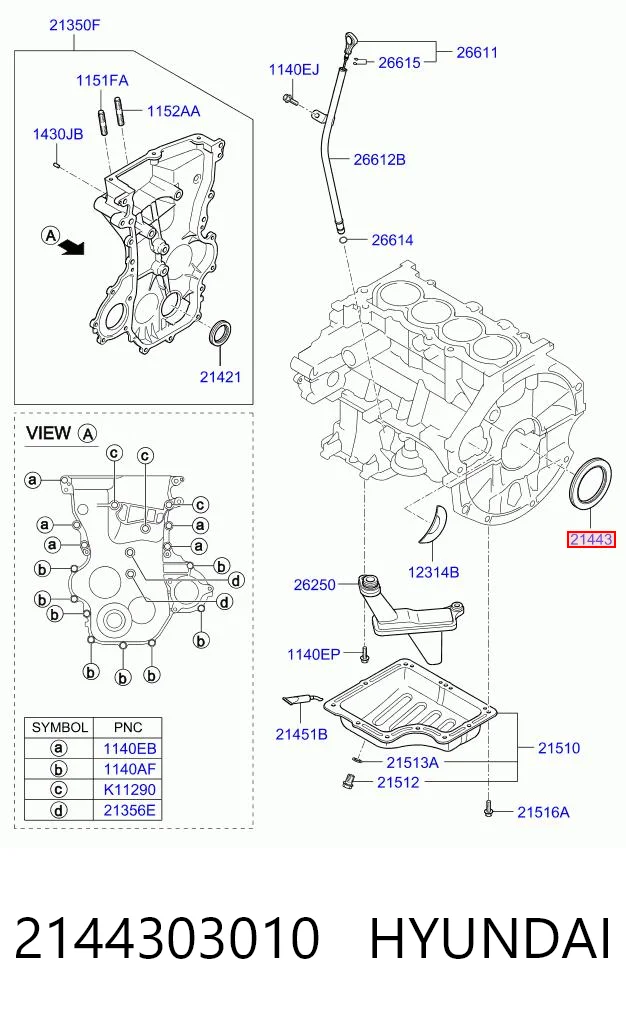 49497707 Corteco Vedação traseira de cambota de motor