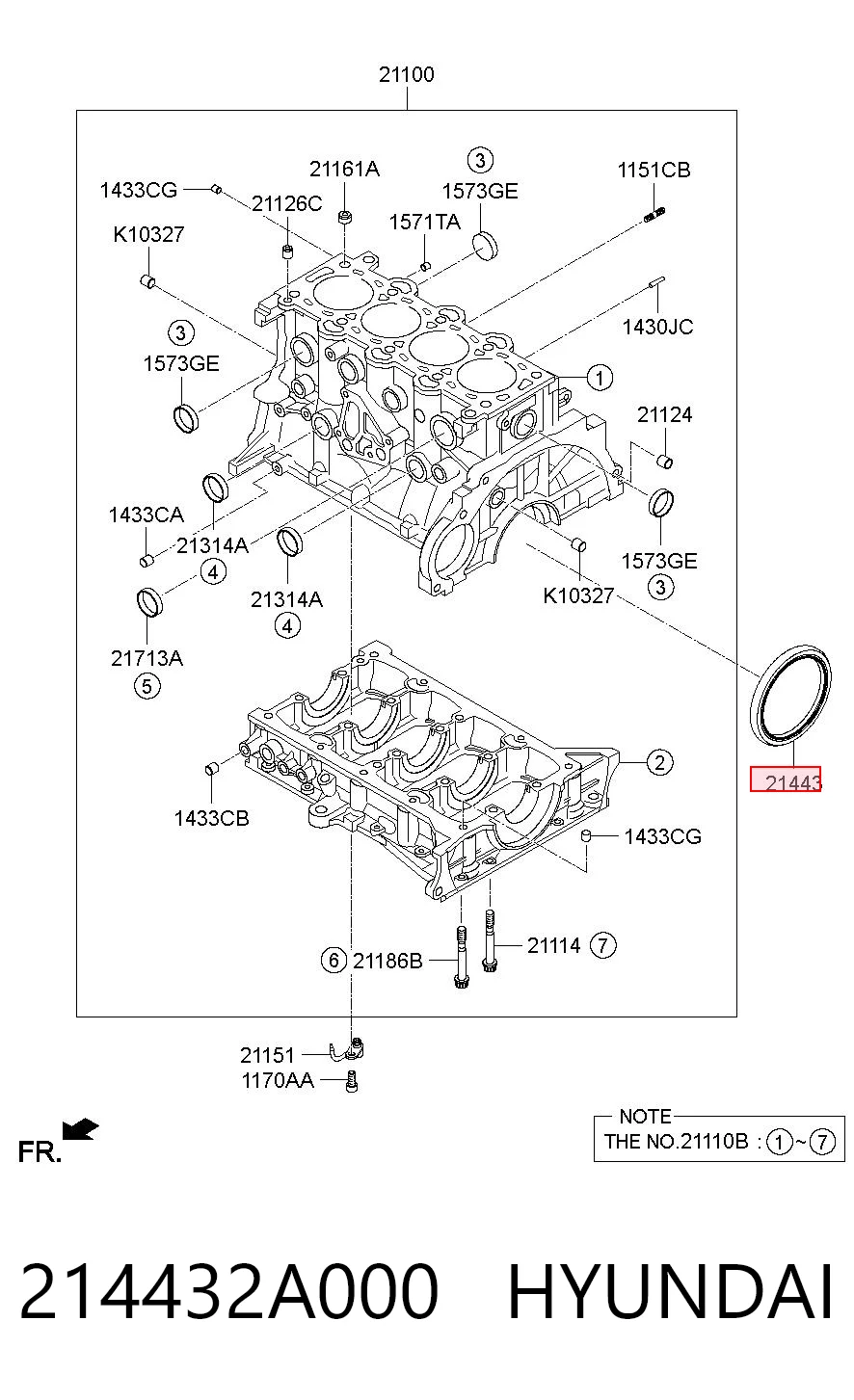 Vedação traseira de cambota de motor KIA Sportage preço, a partir de 4,53 USD