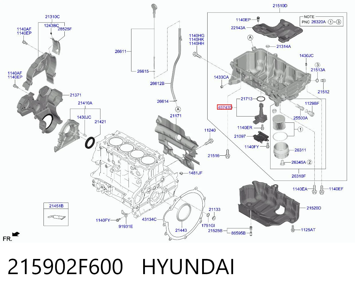 Compre Sensor do nível de óleo de motor Hyundai I30 