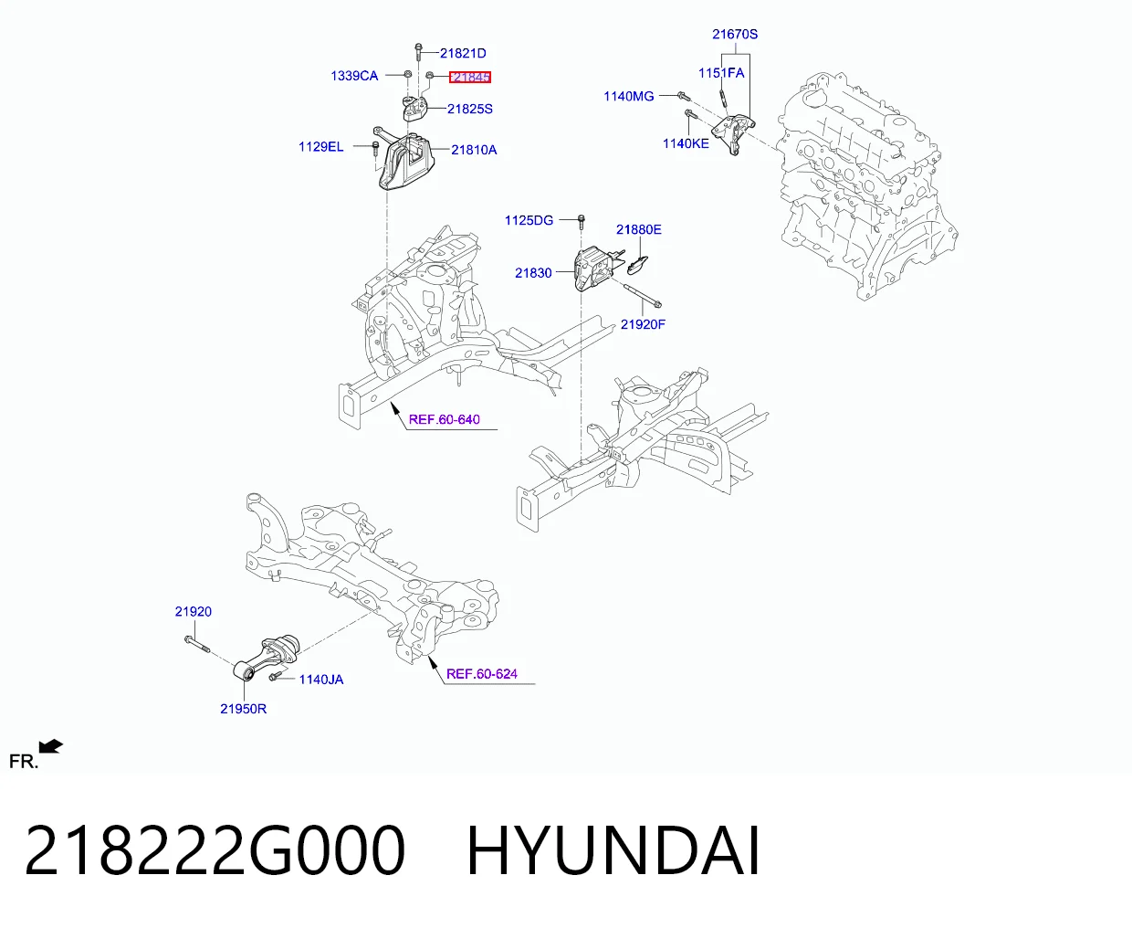 218222G000 Hyundai/Kia 