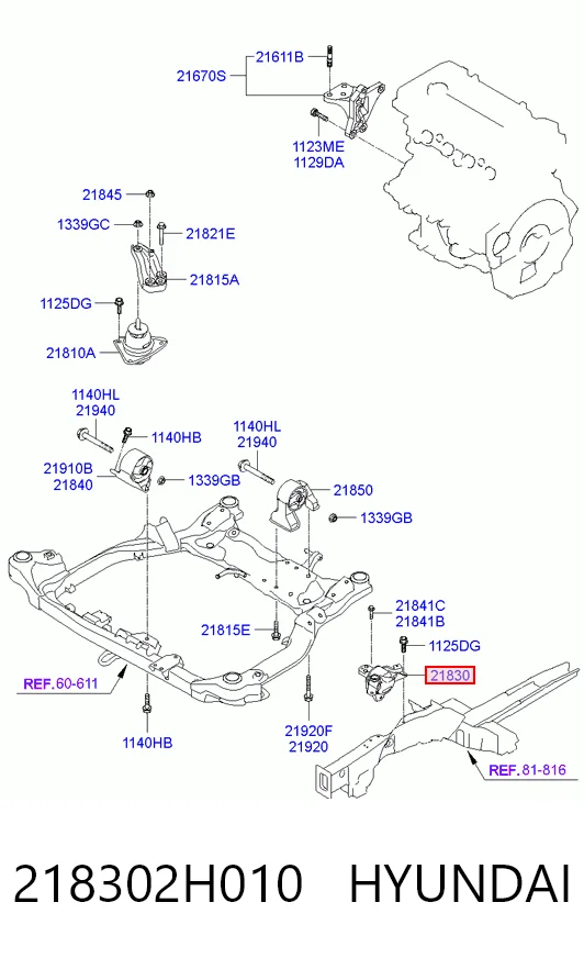 Coxim (suporte) esquerdo de motor CTR CZKH13 preço, a partir de 74,49 USD
