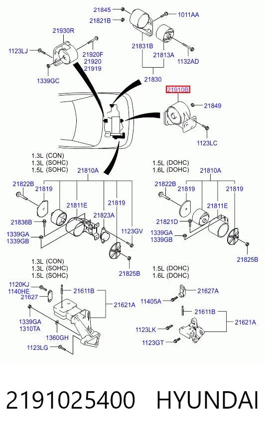 2191025400 Hyundai/Kia