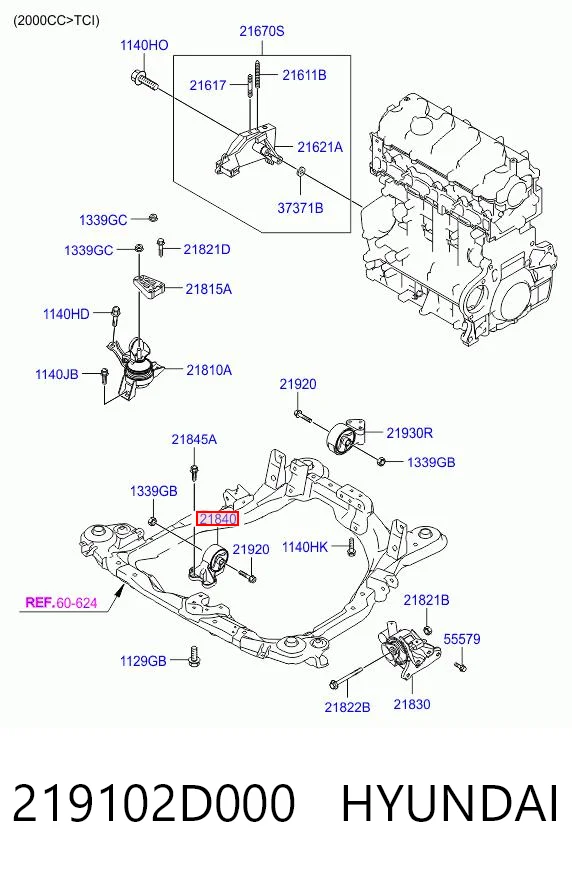 219102D000 Hyundai/Kia