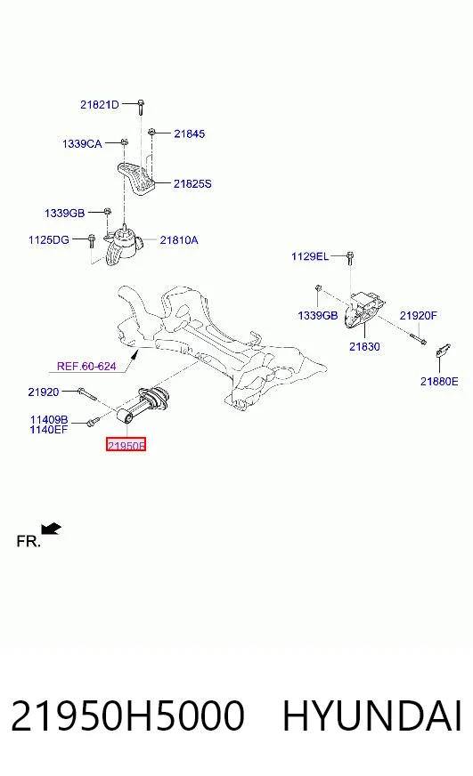 Coxim (suporte) dianteiro de motor Hyundai Accent HC ao melhor preço