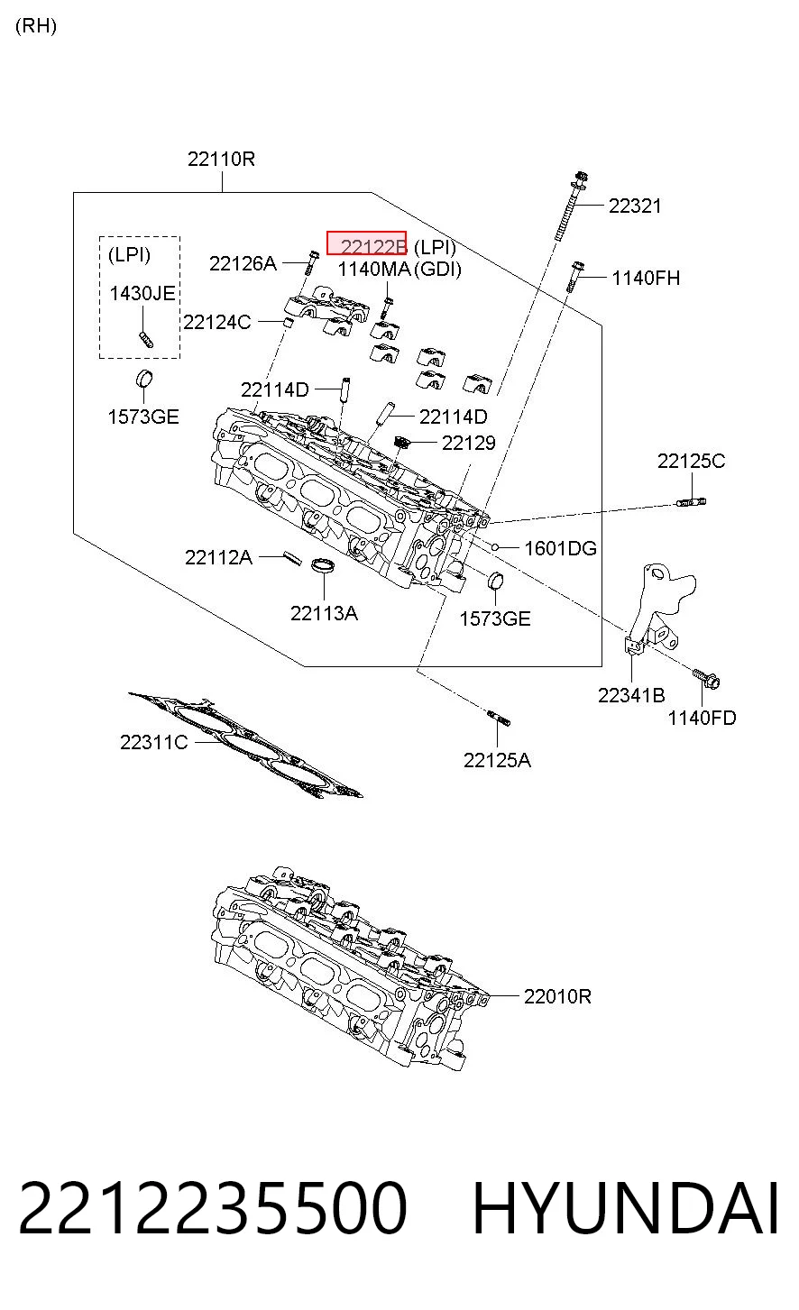 2212235500 Hyundai/Kia 