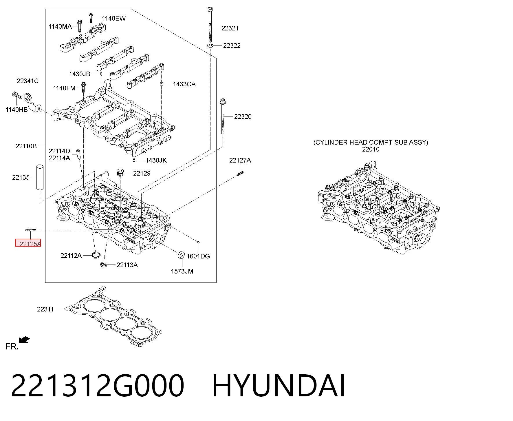 221312G000 Hyundai/Kia 