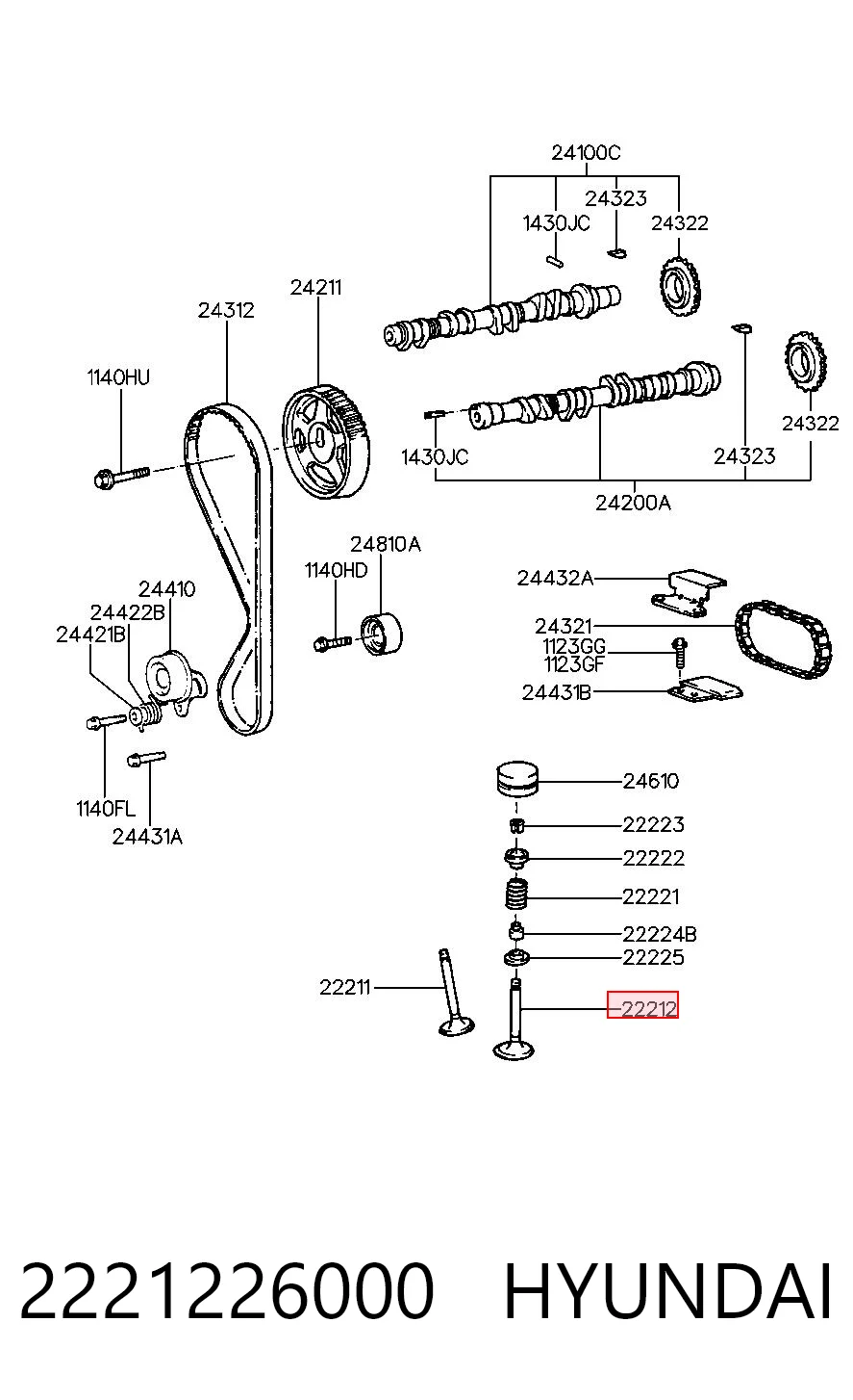 2221226000 Hyundai/Kia