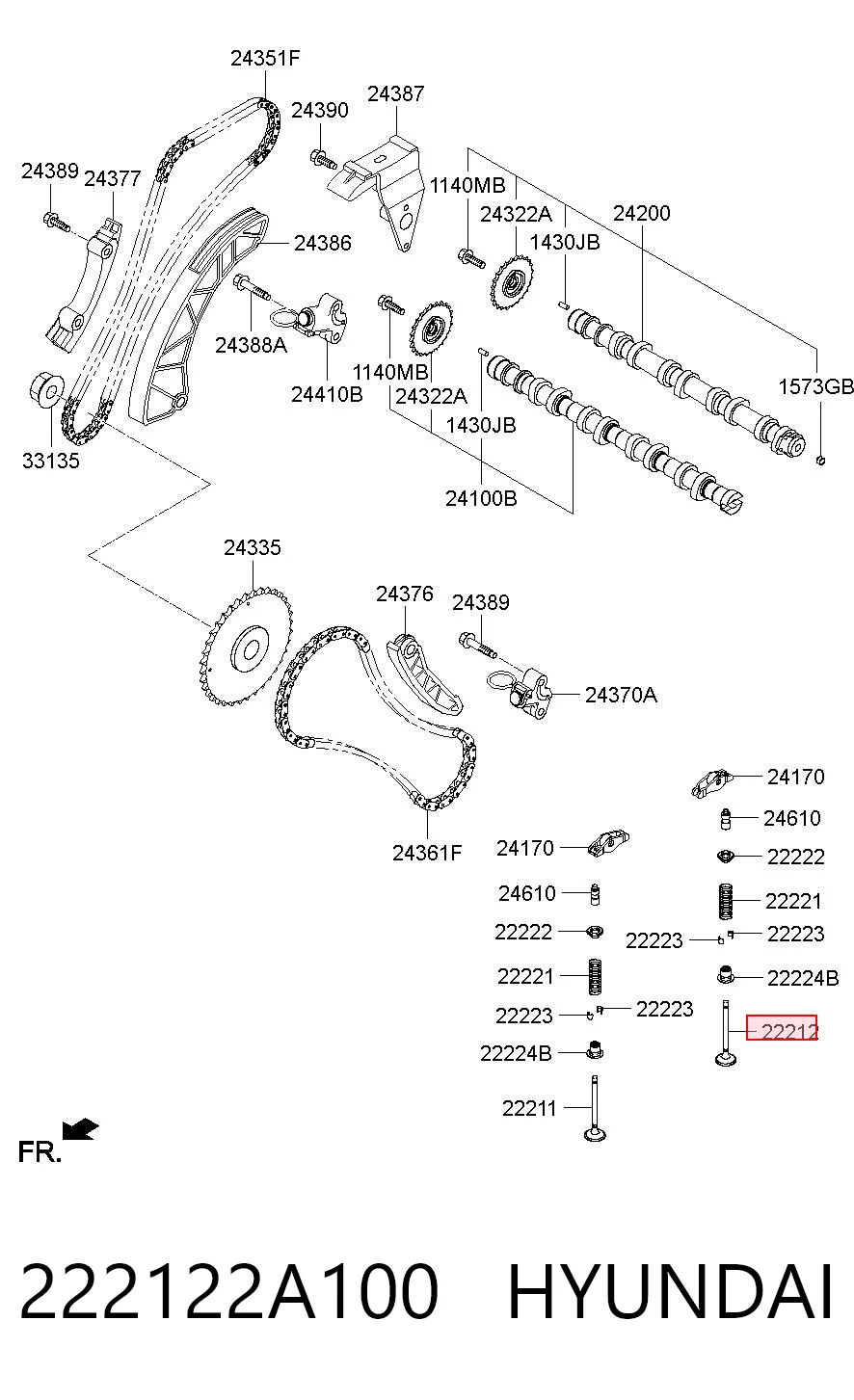 222122A100 Hyundai/Kia