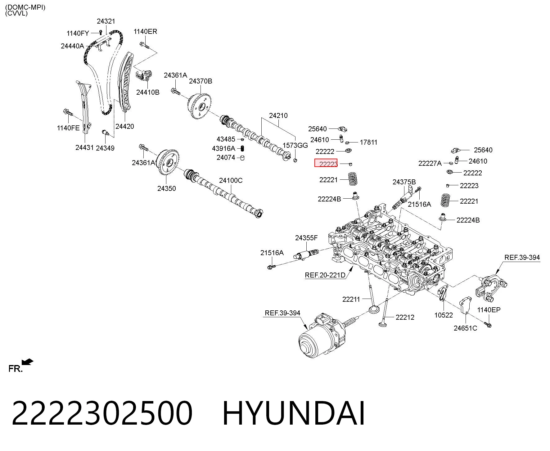 2222302500 Hyundai/Kia
