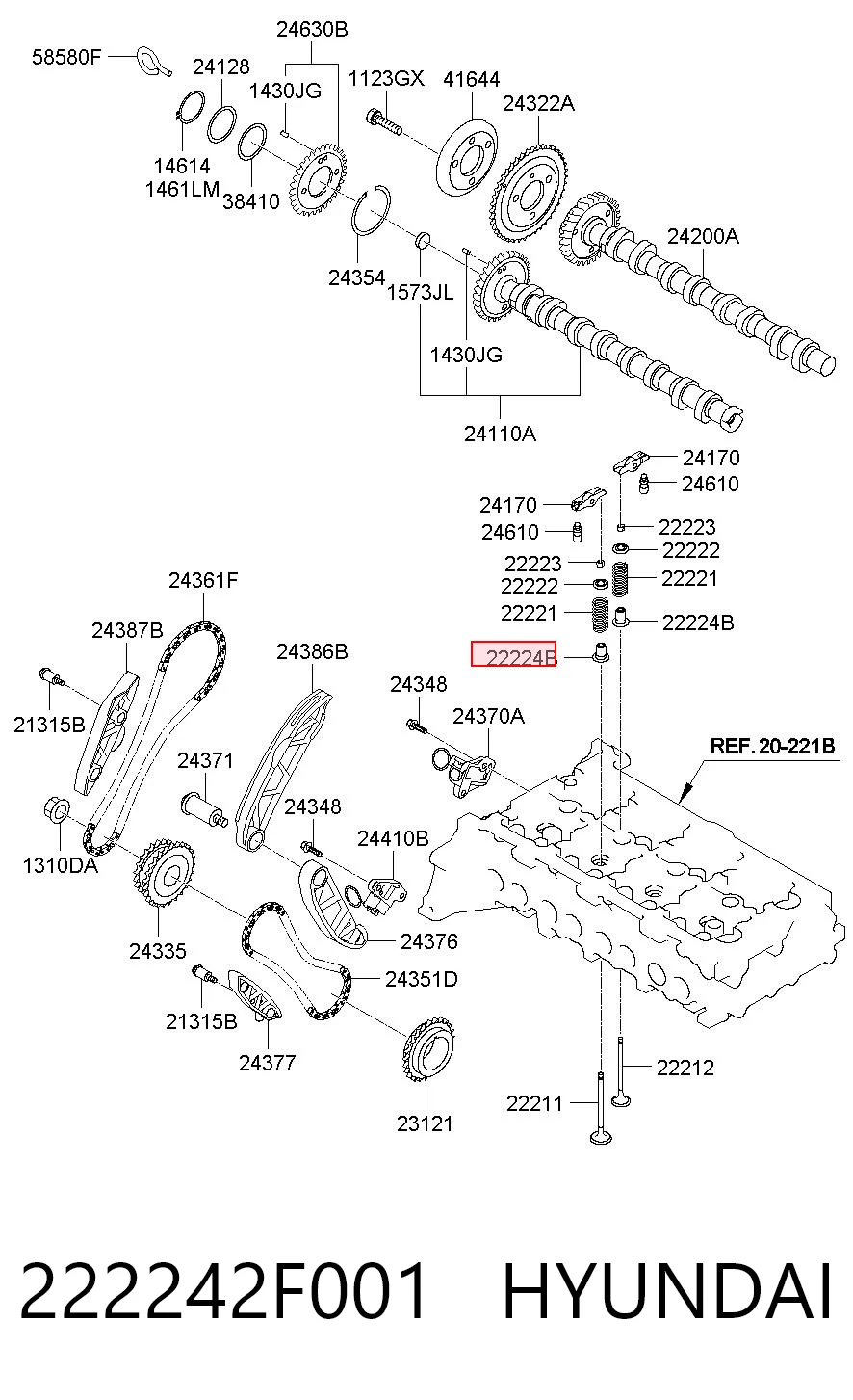 222242F001 Hyundai/Kia