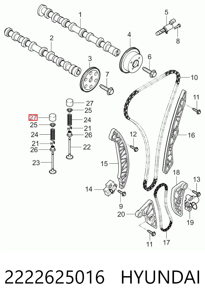 2222625016 Hyundai/Kia