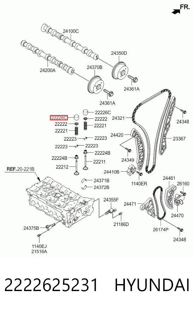 2222625231 Hyundai/Kia
