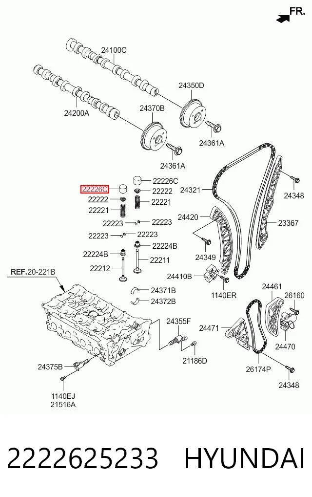2222625233 Hyundai/Kia