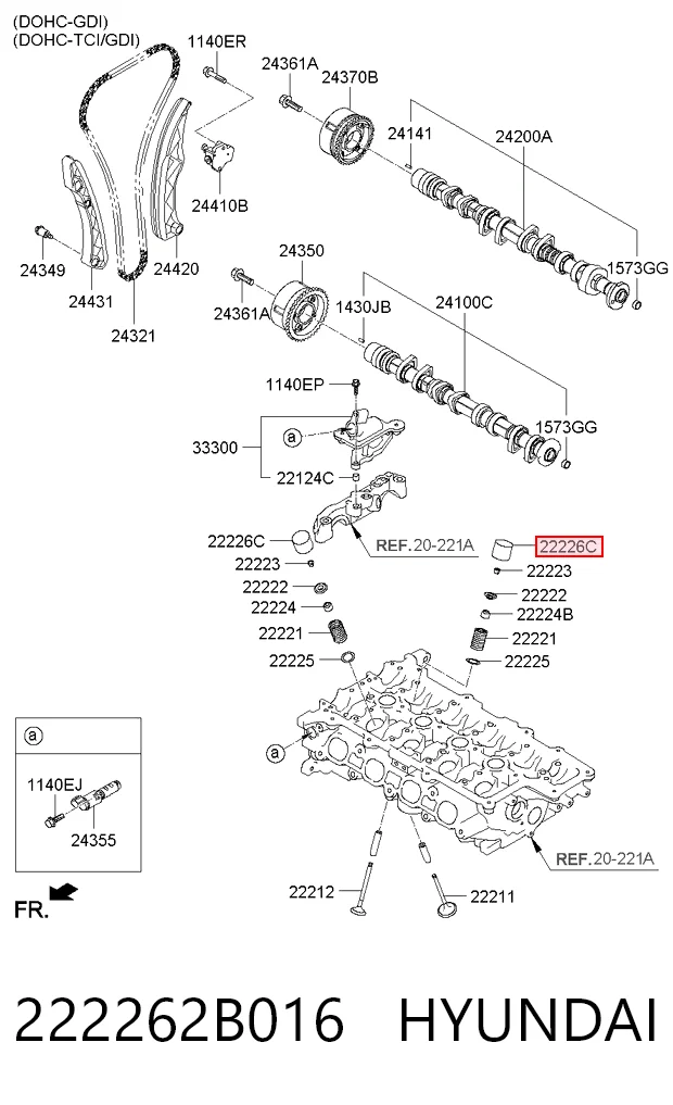 222262B016 Hyundai/Kia
