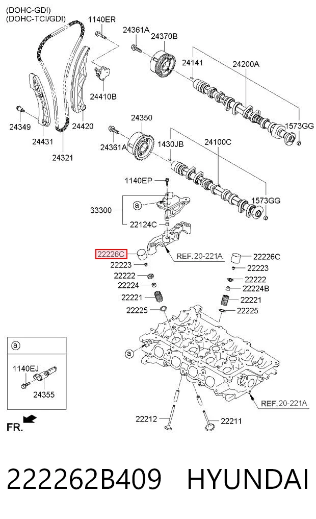 222262B409 Hyundai/Kia