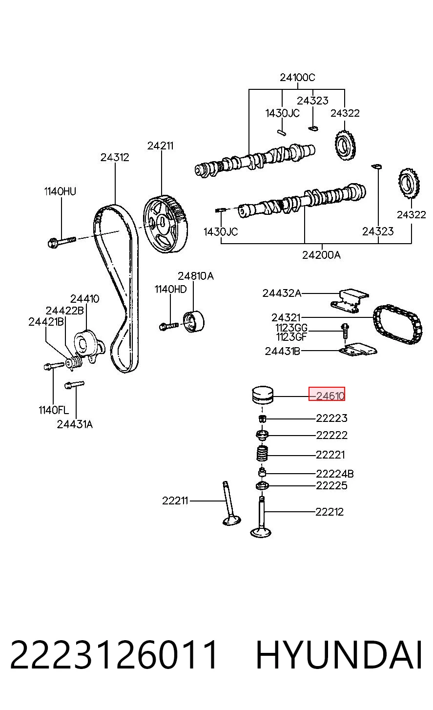 2223126011 Hyundai/Kia