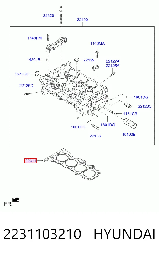 Vedante de cabeça de motor (CBC) Kamoka 8701387 preço, a partir de 37,03 USD