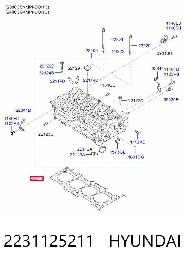2231125211 Hyundai/Kia