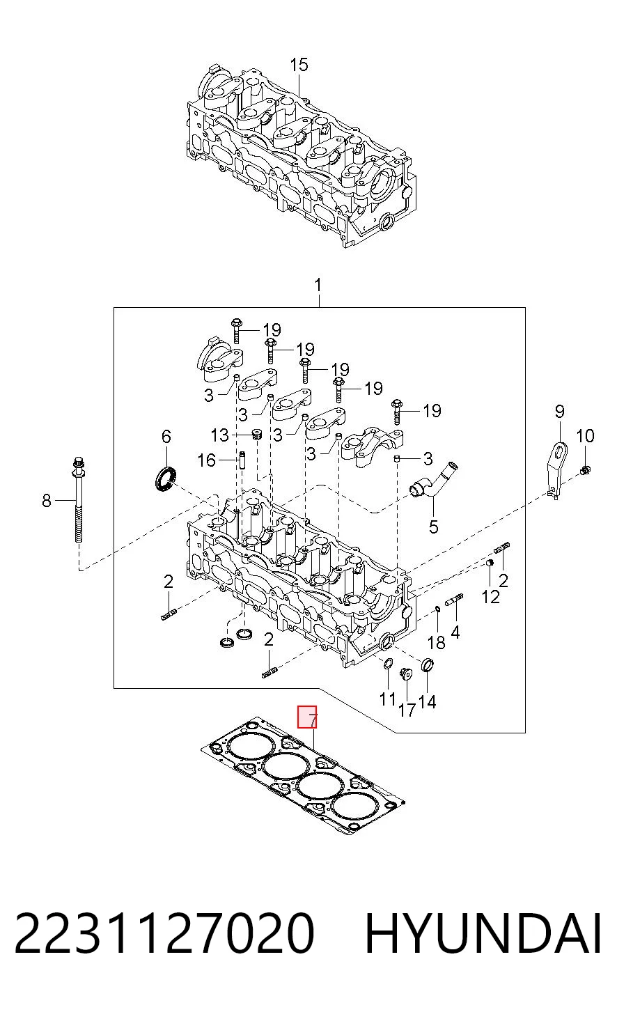 2231127020 Hyundai/Kia