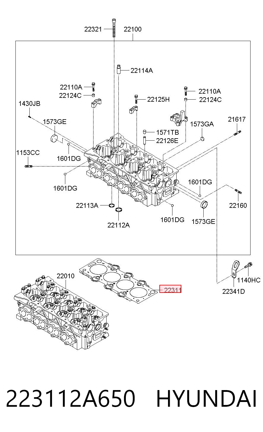 223112A650 Hyundai/Kia