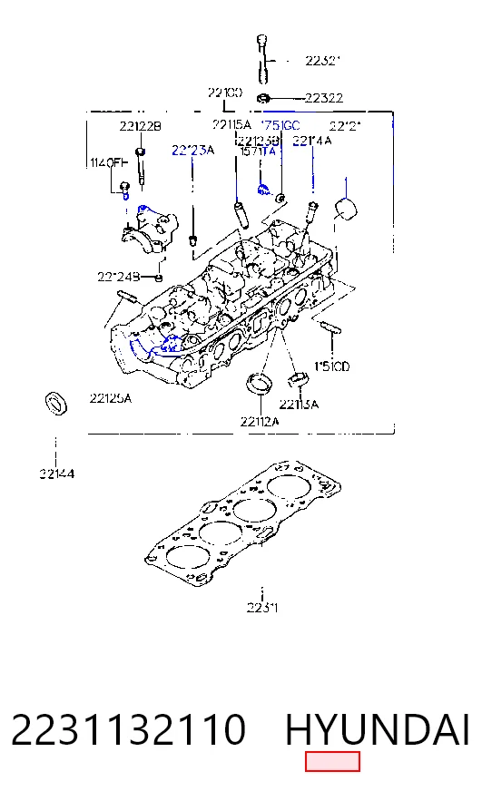 Vedante de cabeça de motor (CBC) Mitsubishi Galant preço, a partir de 16,59 USD