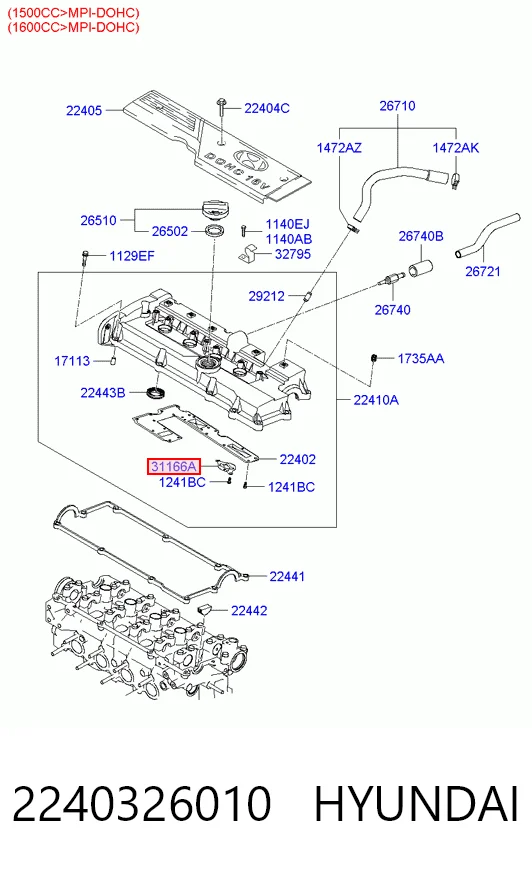 2240326010 Hyundai/Kia
