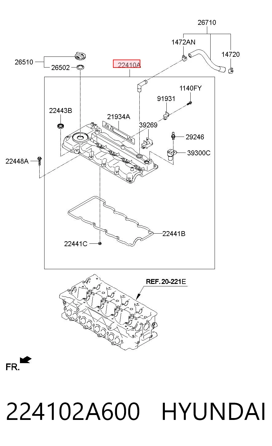 224102A600 Hyundai/Kia