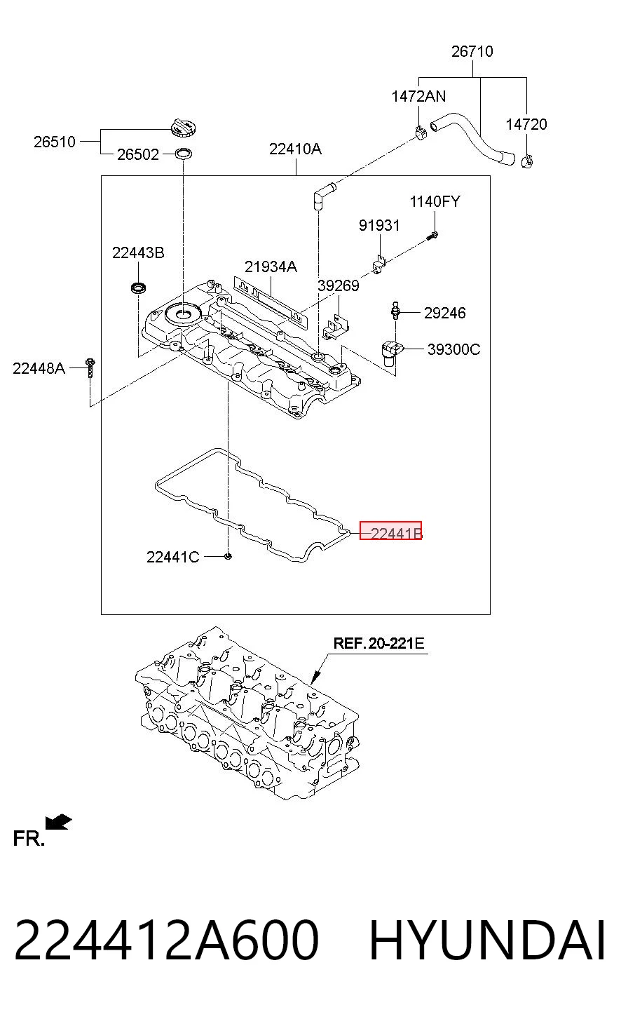 224412A600 Hyundai/Kia