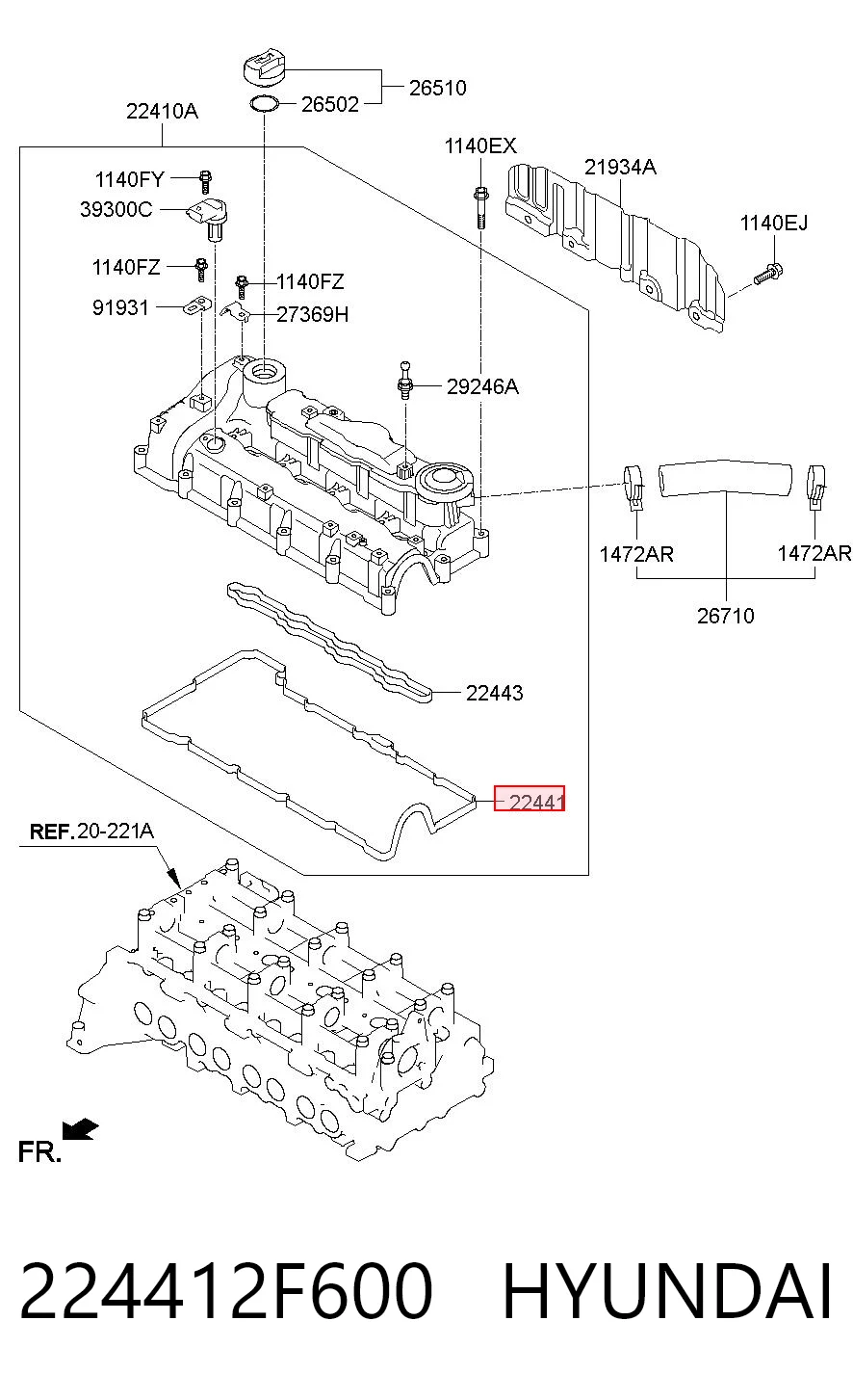 224412F600 Hyundai/Kia