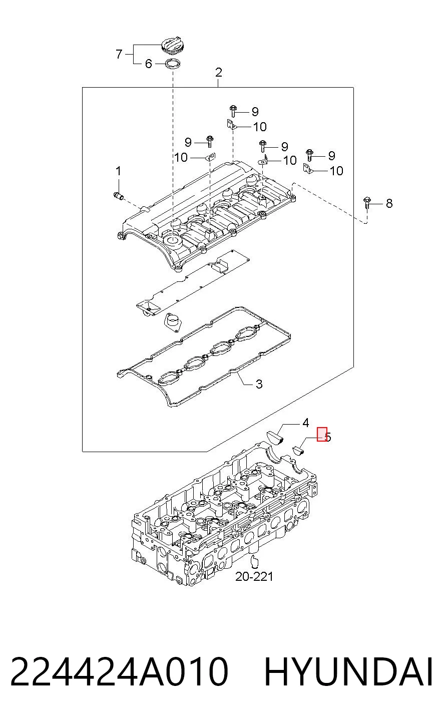 224424A010 Hyundai/Kia