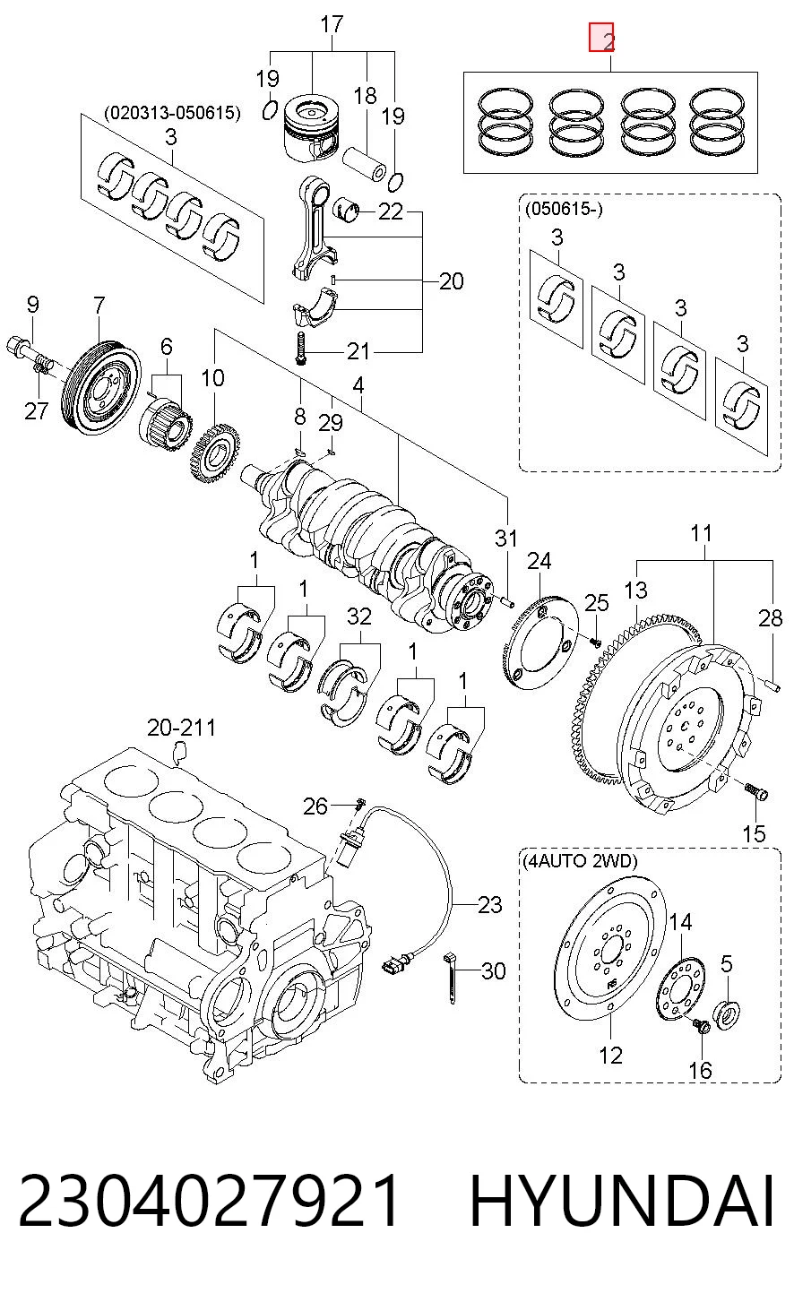 2304027921 Hyundai/Kia