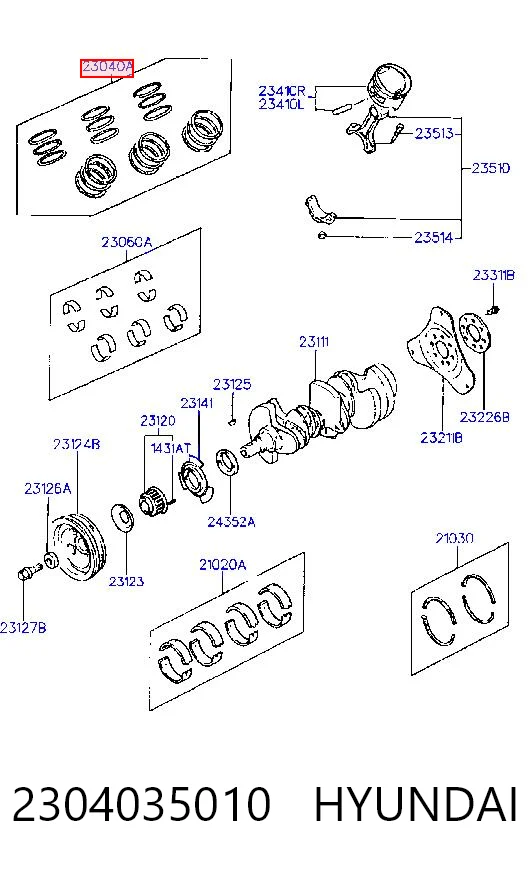 2304035010 Hyundai/Kia