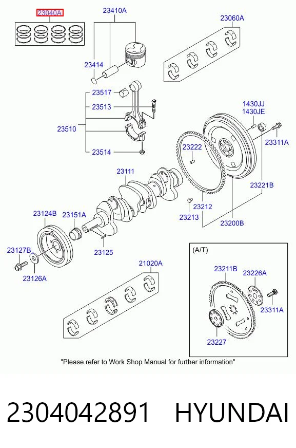 2304042891 Hyundai/Kia