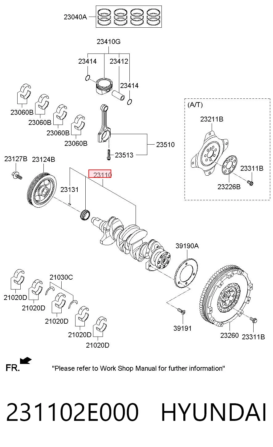 Cambota de motor para KIA Carens III 