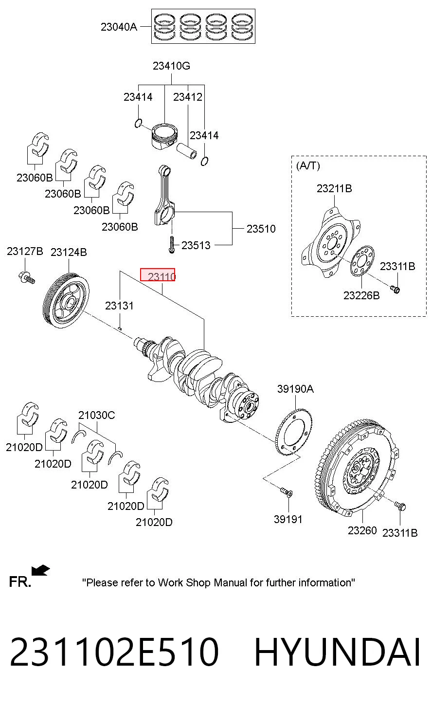  Cambota de motor Hyundai Tucson III SUV (TL) (2015 - 2023) III