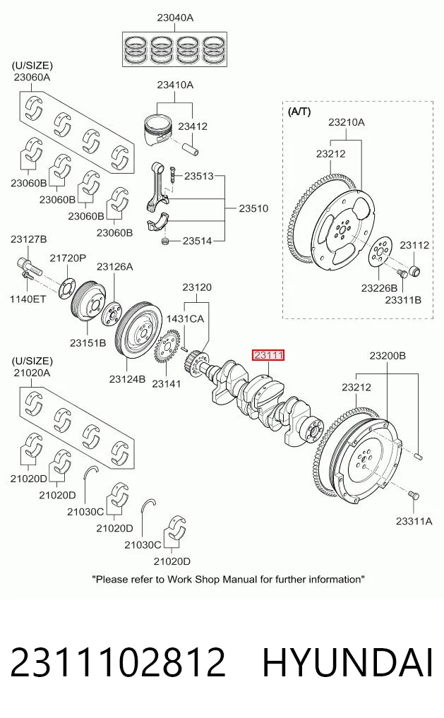 Cambota de motor para Hyundai I10  PA