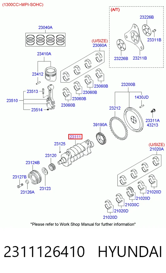 2311126410 Hyundai/Kia