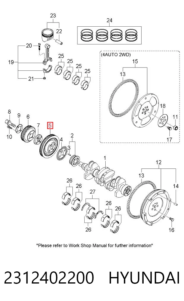 Compre 5083440AA Chrysler Polia de cambota
