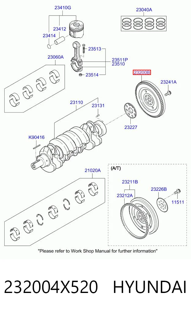232004X520 Hyundai/Kia