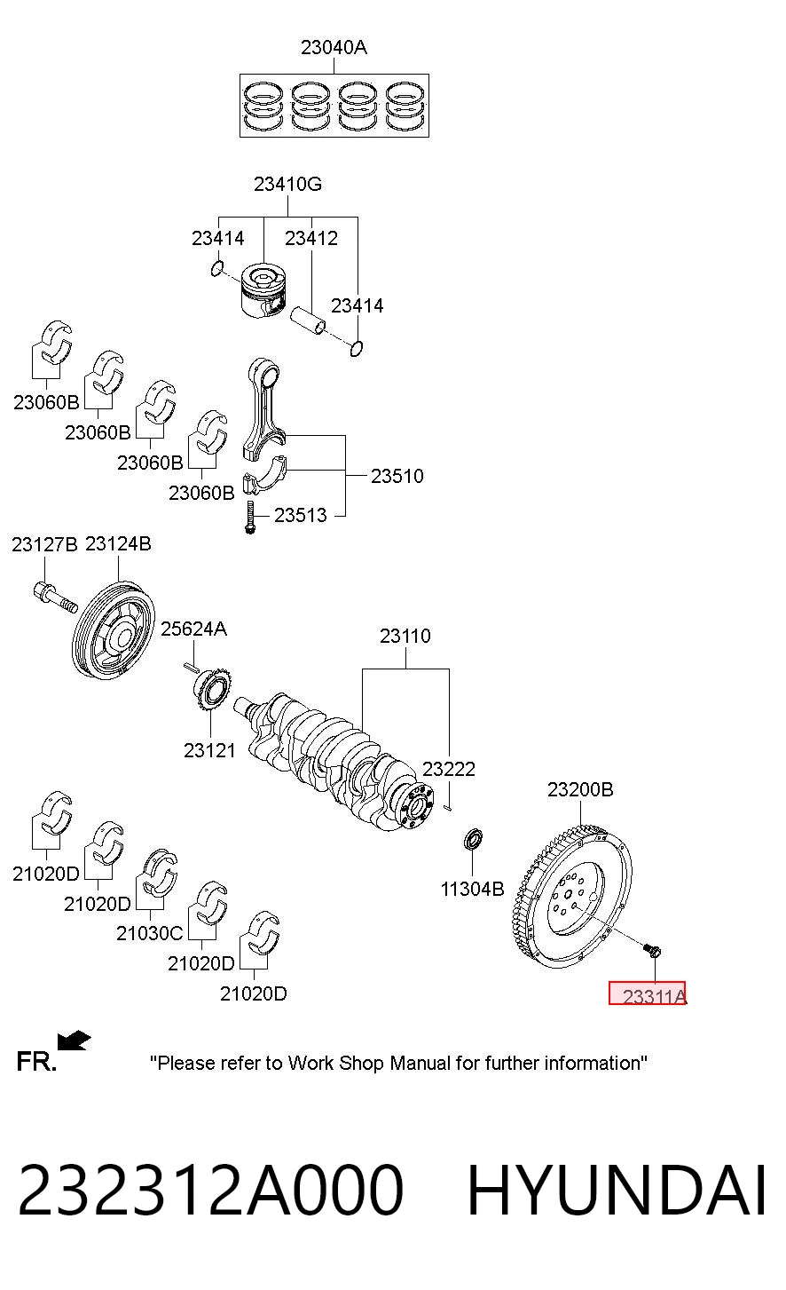 232312A000 Hyundai/Kia