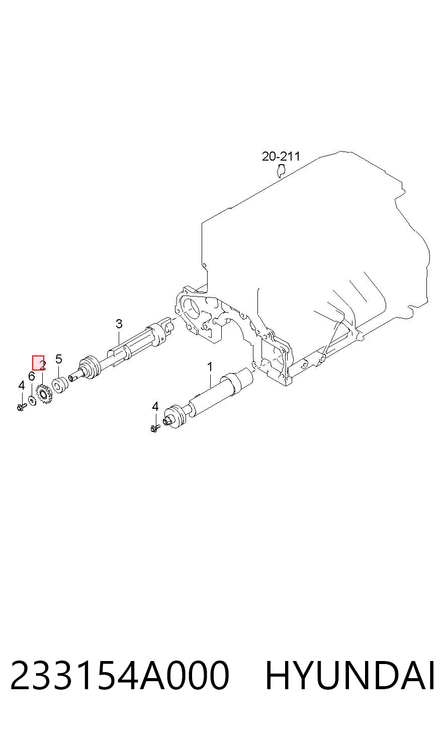 233154A000 Hyundai/Kia