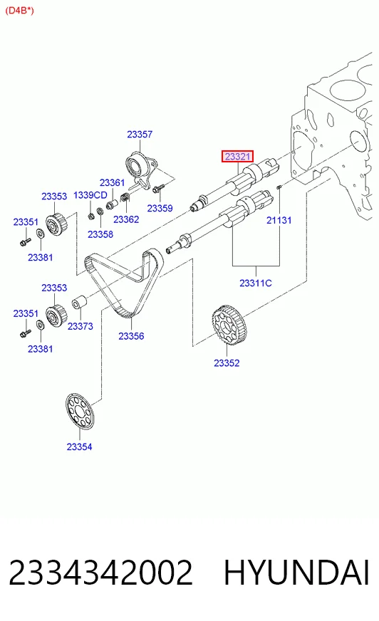 Árvore de equilibração 000000023343420002 Mitsubishi