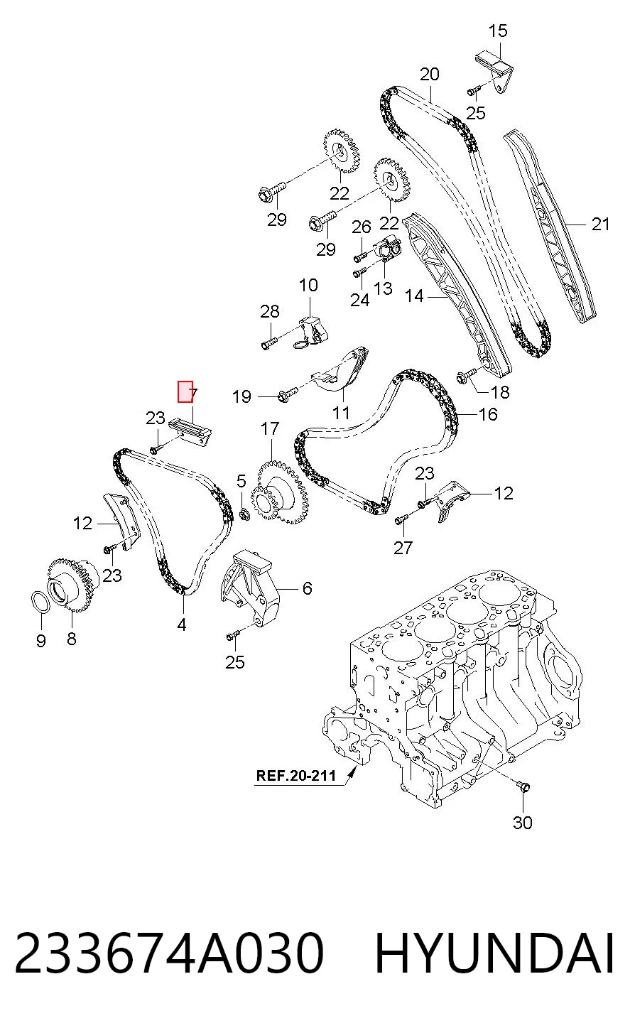 233674A030 Hyundai/Kia