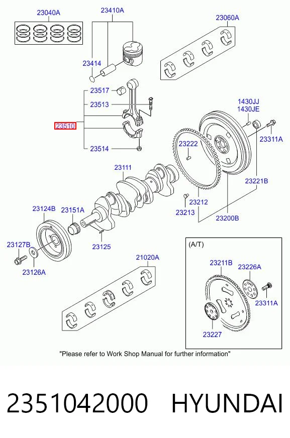 Compre 1115A286 Mitsubishi Biela de pistão de motor