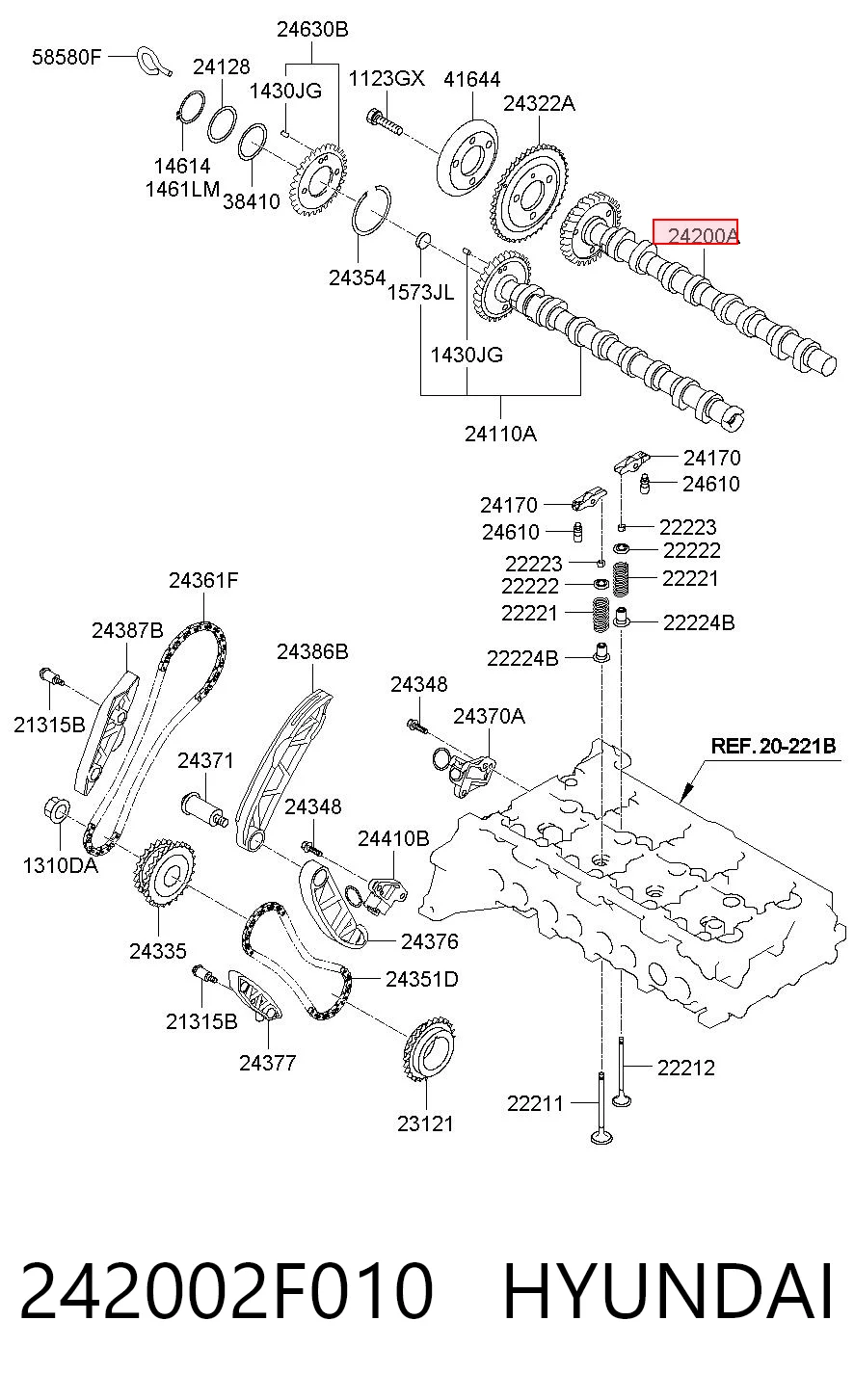 242002F010 Hyundai/Kia