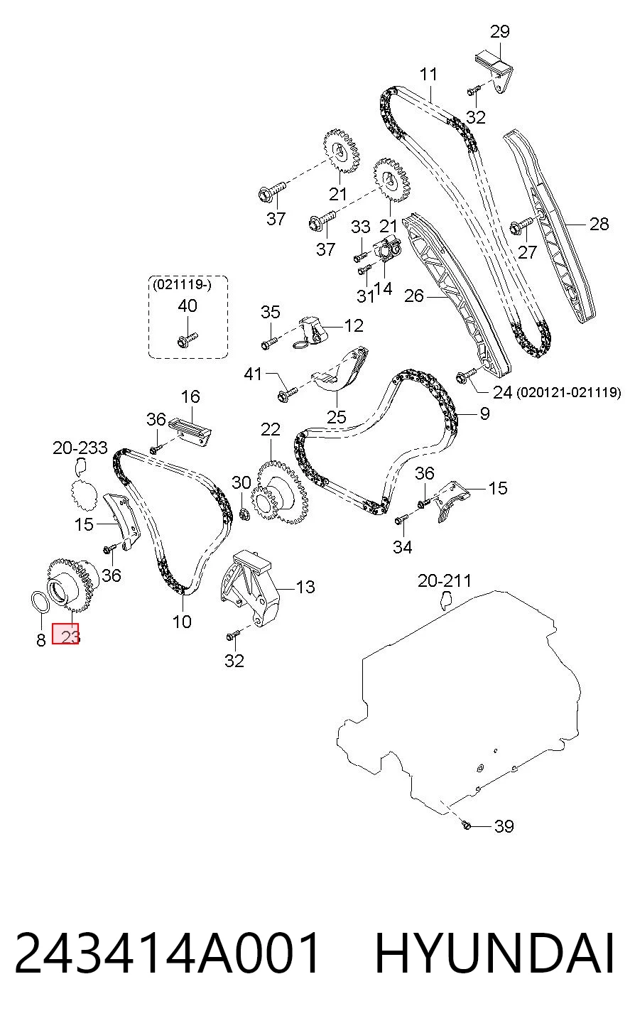 243414A001 Hyundai/Kia