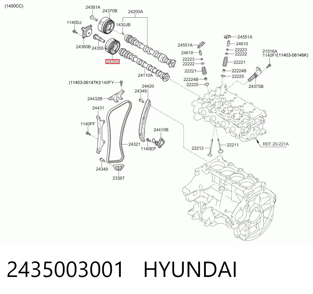 2435003001 Hyundai/Kia