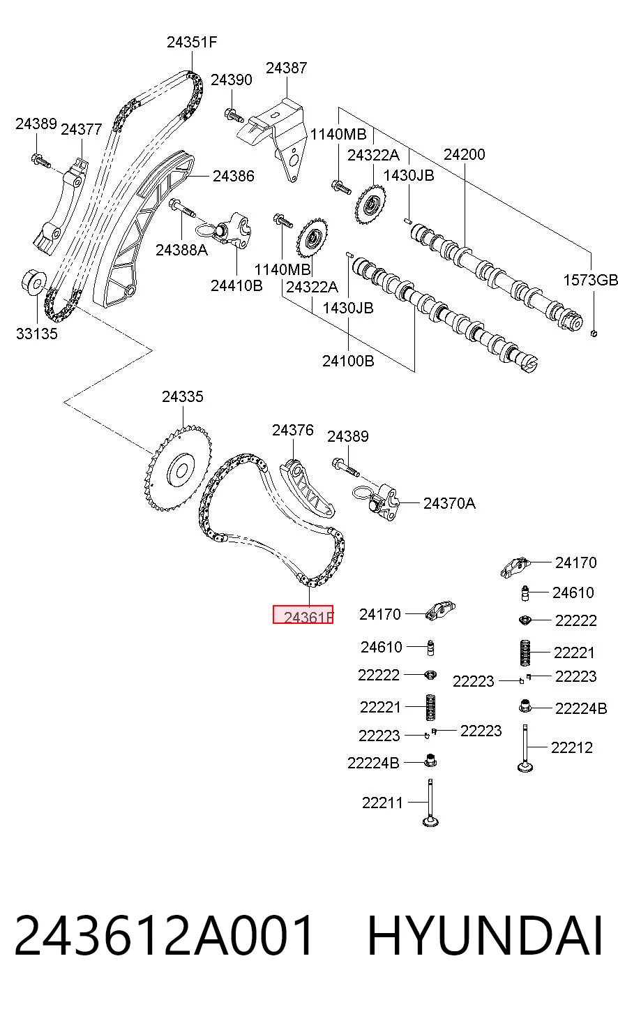 243612A001 Hyundai/Kia