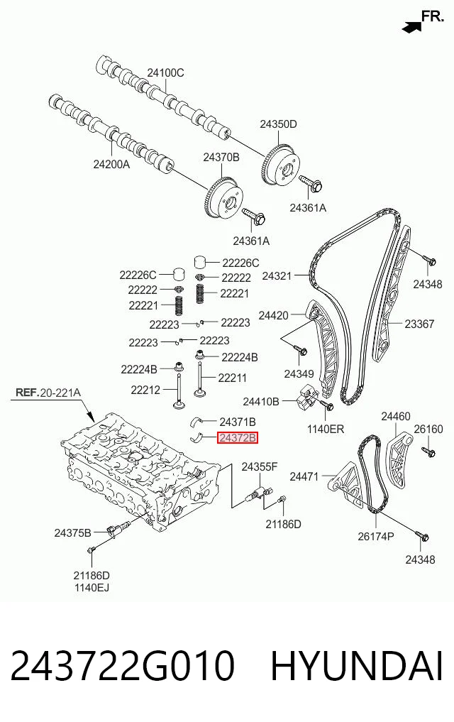 243722G010 Hyundai/Kia 