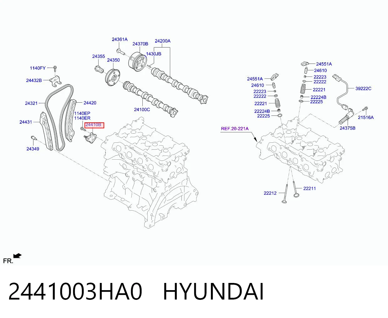 2441003HA0 Hyundai/Kia